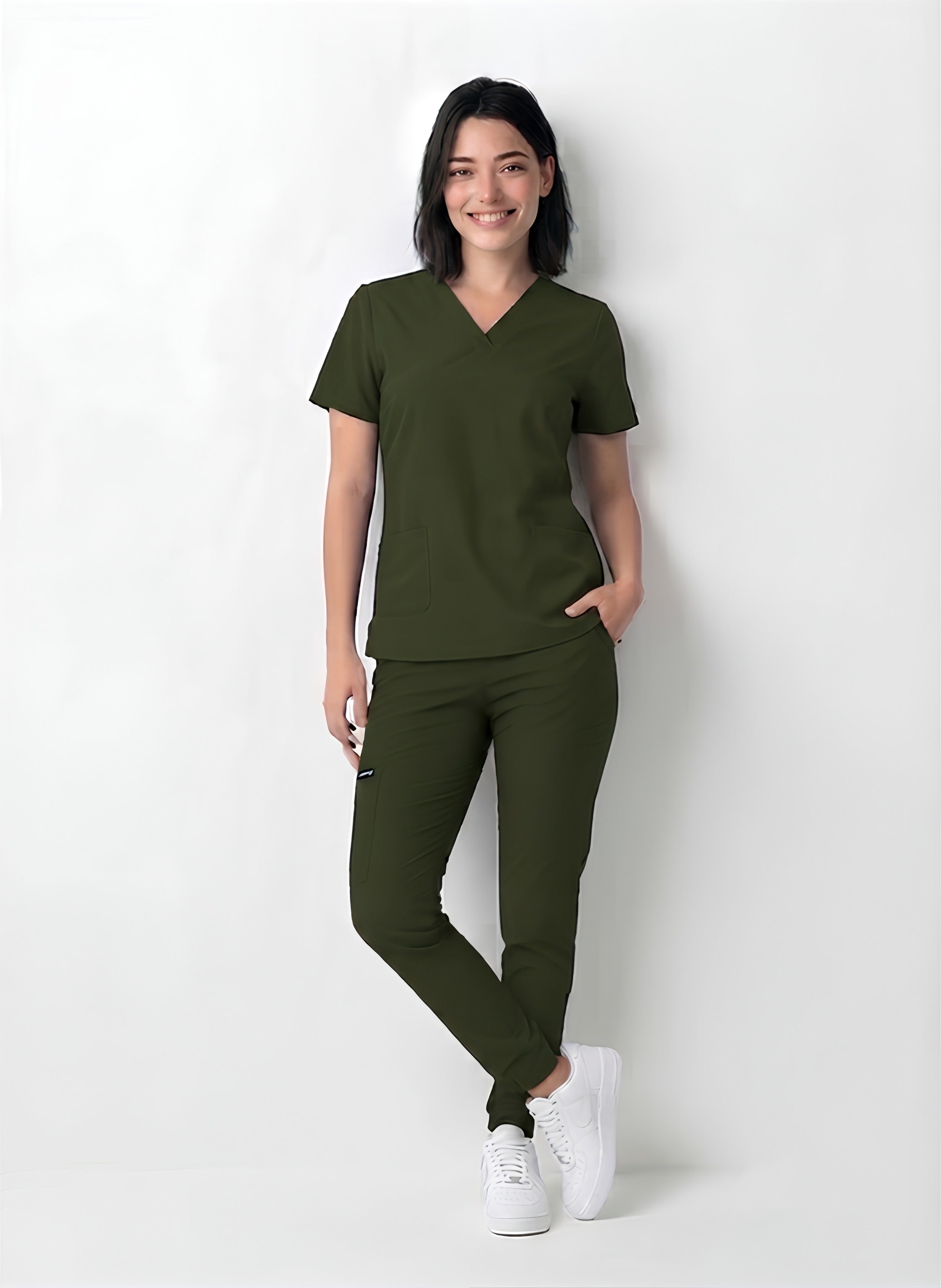 V-Neck Full Scrub