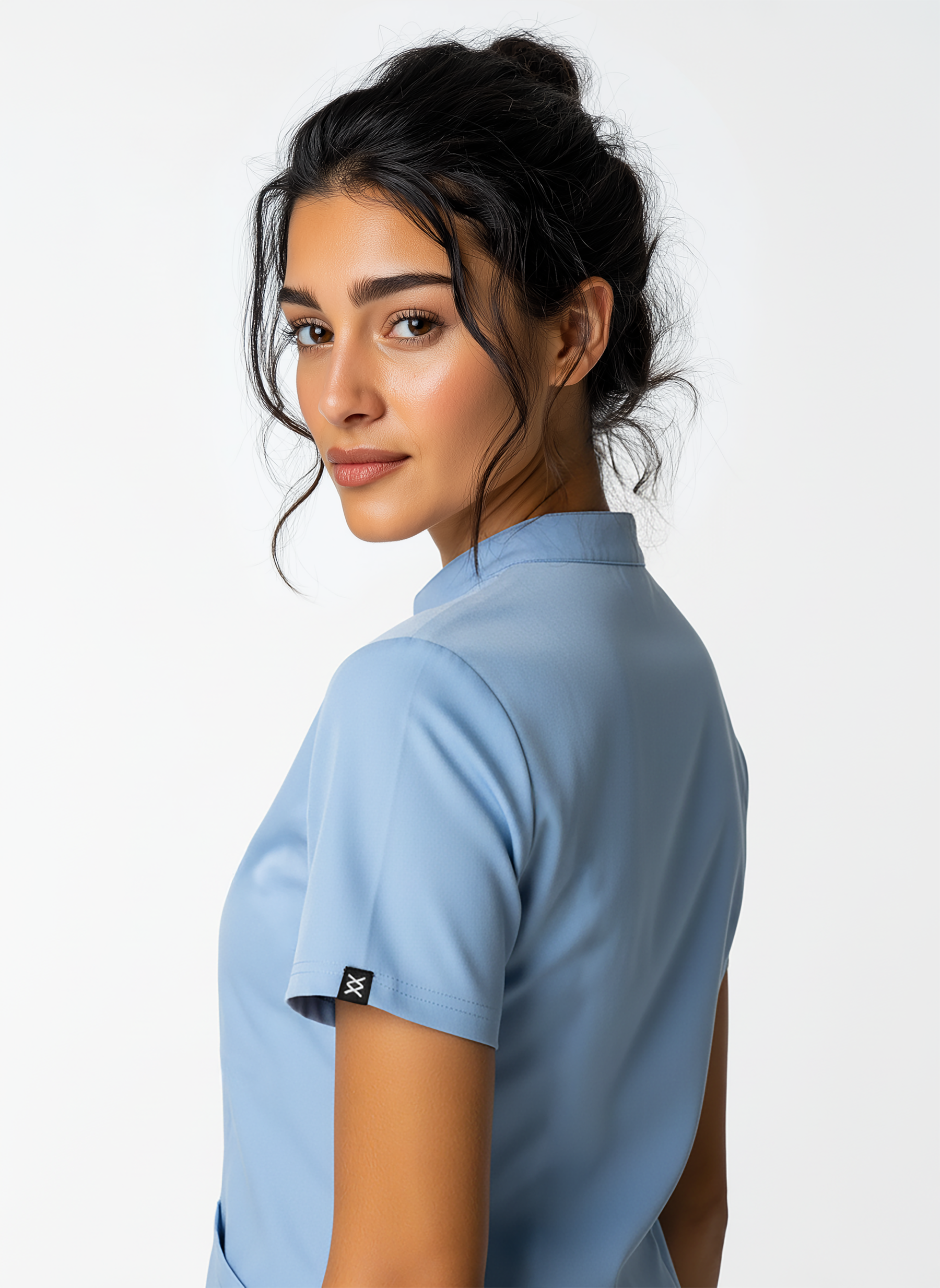Half - Collar scrub