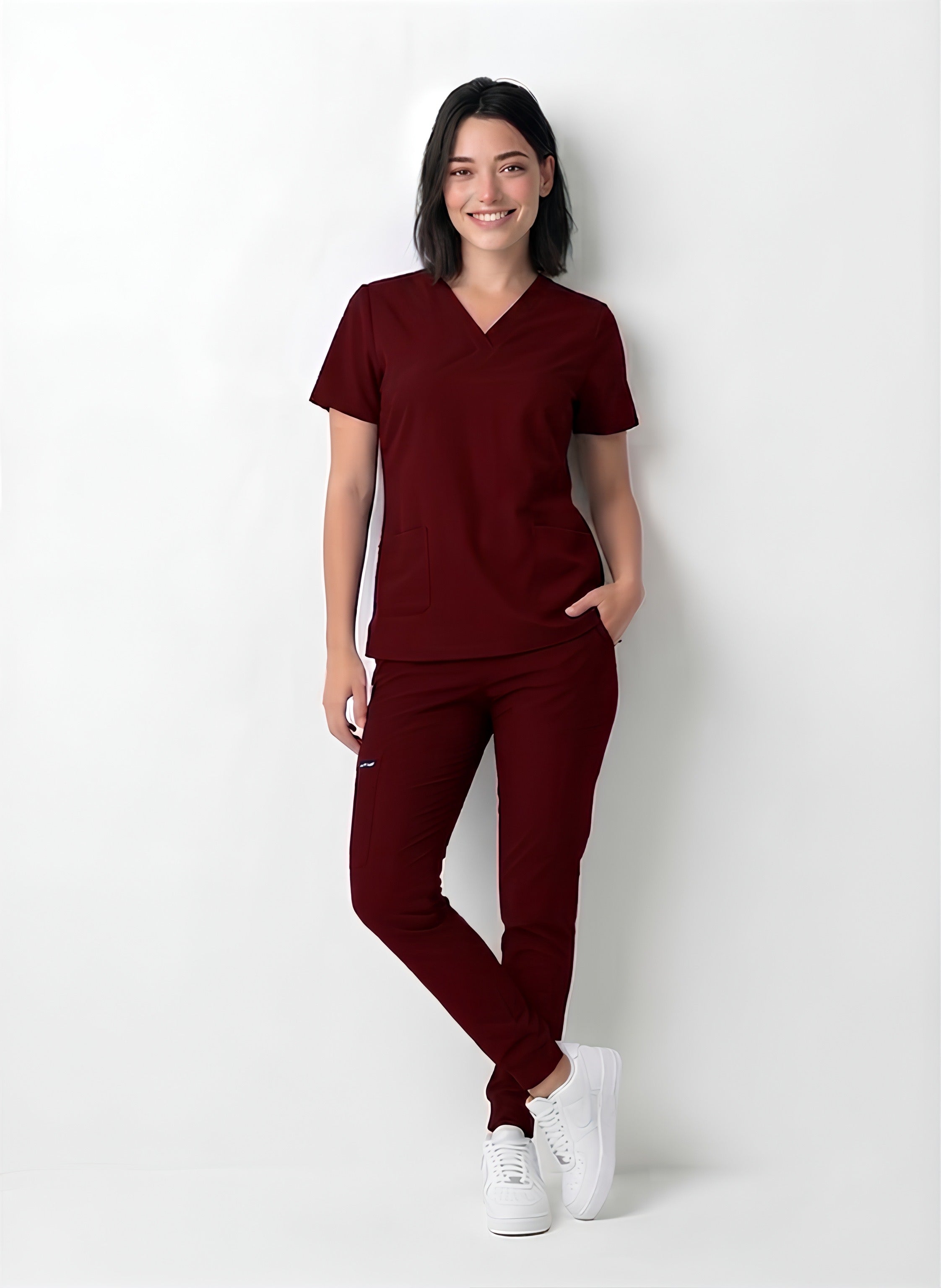 V-Neck Full Scrub
