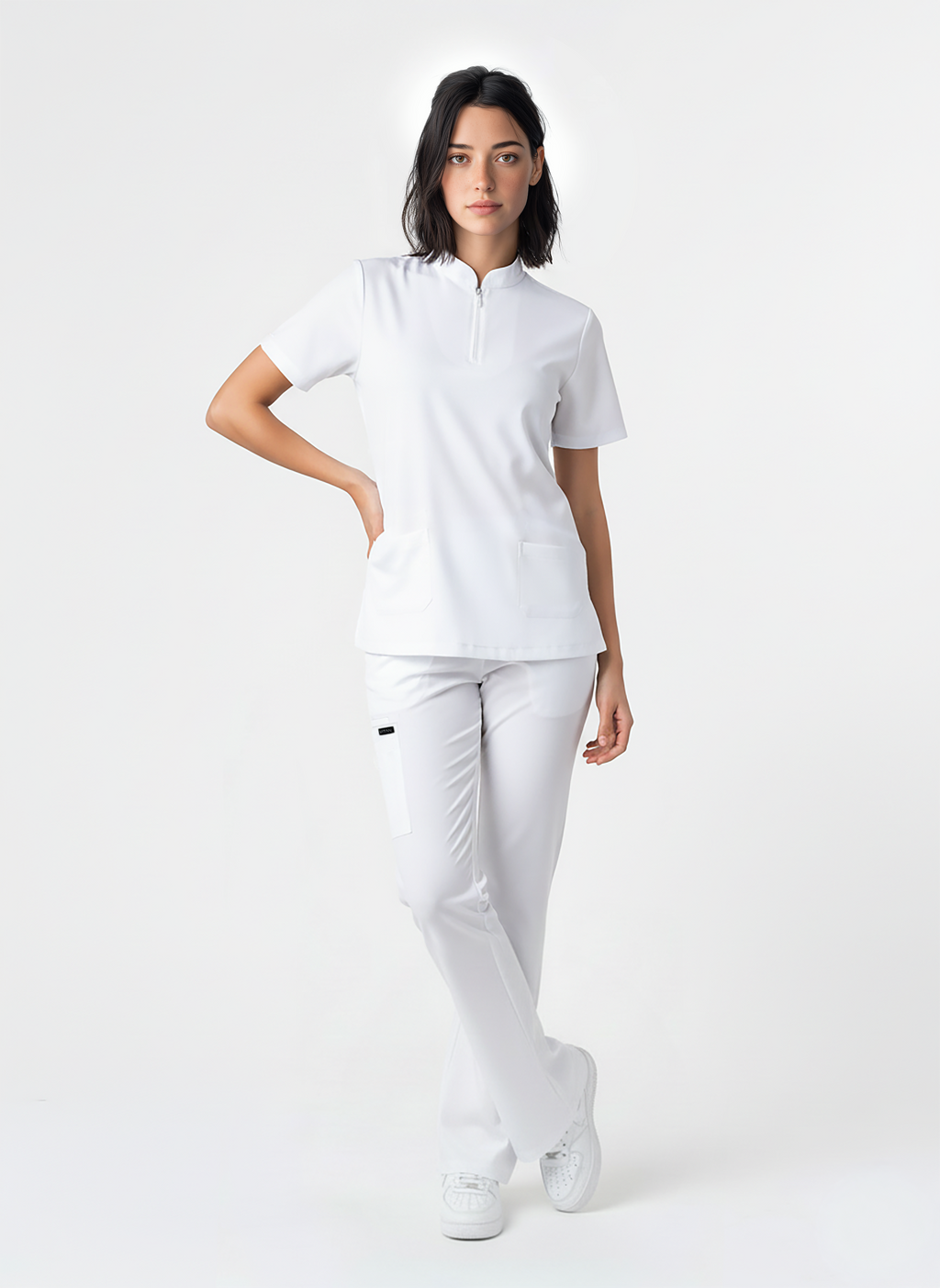 Quarter Zip-up Scrub